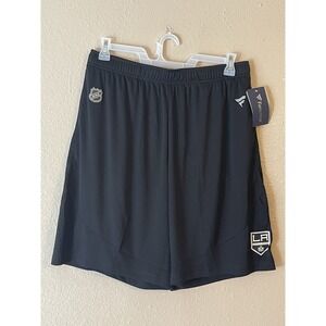 Men's XL NWT Los Angeles Kings Fanatics Authentic Pro Rink‎ Shorts Black